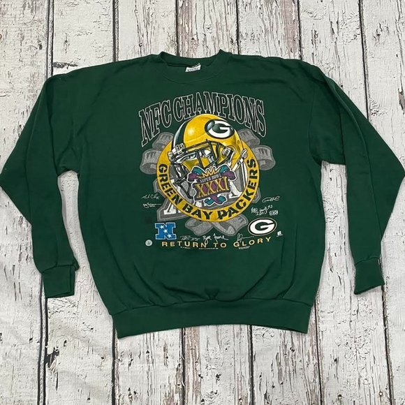 Vintage | Shirts | Vintage Super Bowl Xxxi 997 Green Bay Packers 
